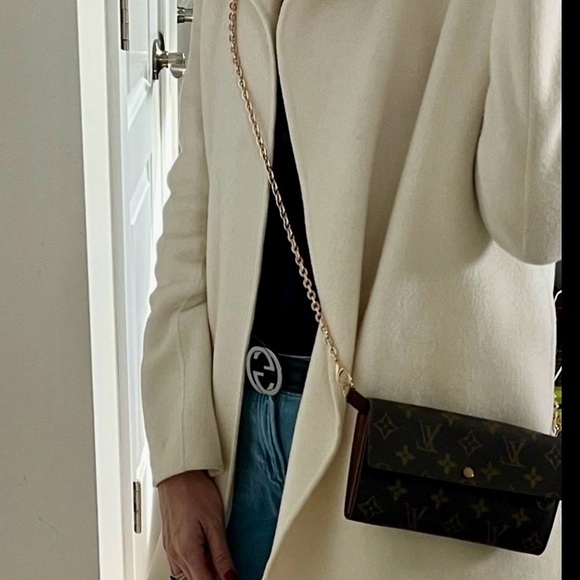 Louis Vuitton Monogram Sarah Wallet with Crossbody WOC Chain & Insert Included - Picture 2 of 16